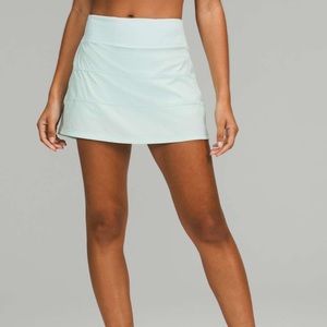 Lululemon pace rival skirt 15” delicate mint